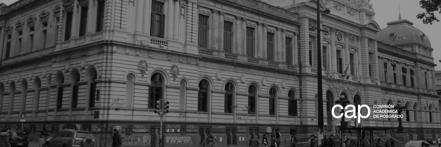 Comisión Académica de Posgrado - Udelar banner