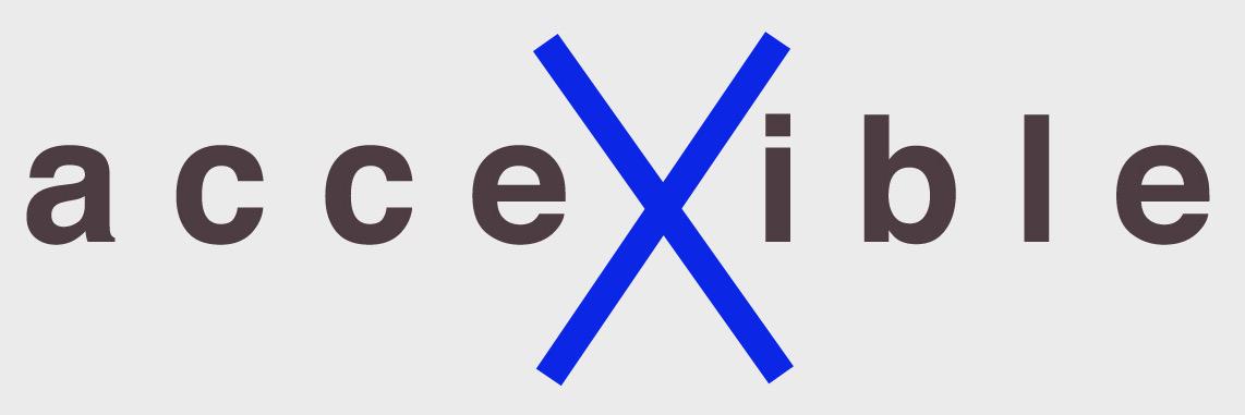 acceXible banner