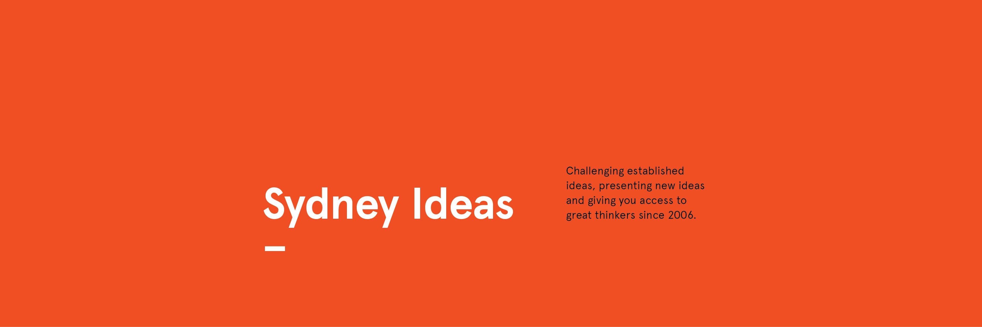 Sydney_Ideas's profile banner image
