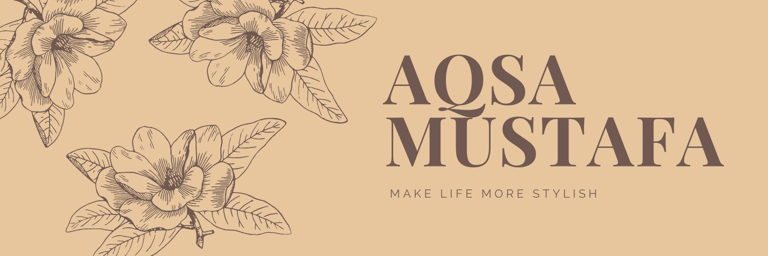 AqsaMustafa's profile banner image