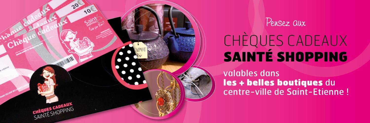 Sainté Shopping banner