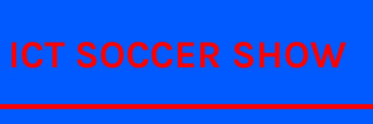 ICT Soccer Show banner