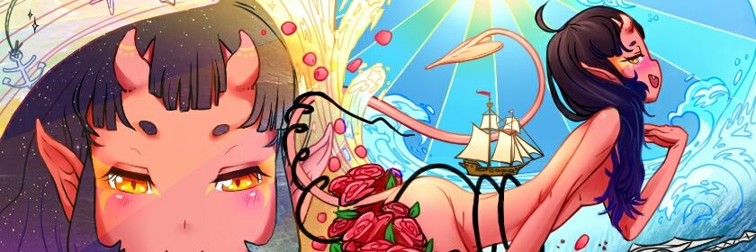 Weeb with coffee banner