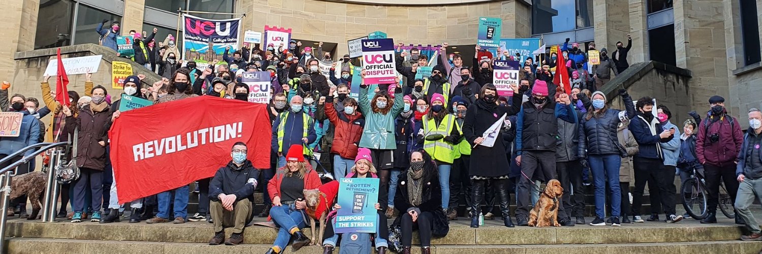 UCU Scotland President banner