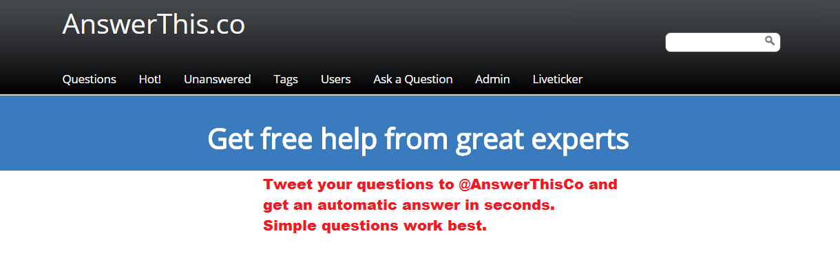 AnswerThisCo's profile banner image