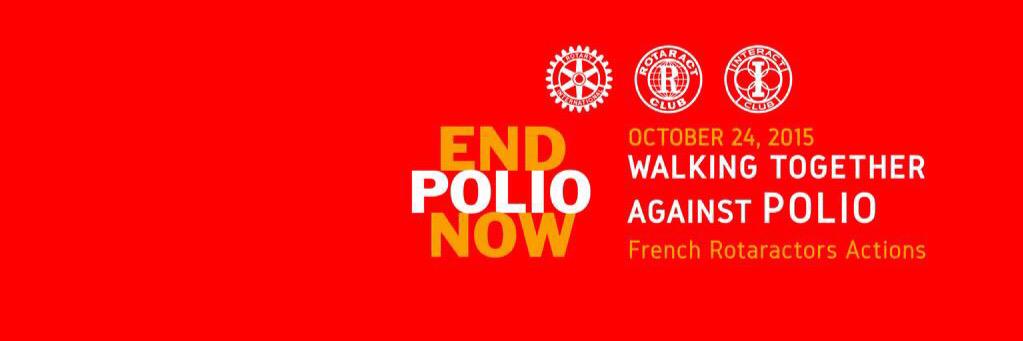 End Polio Walk banner
