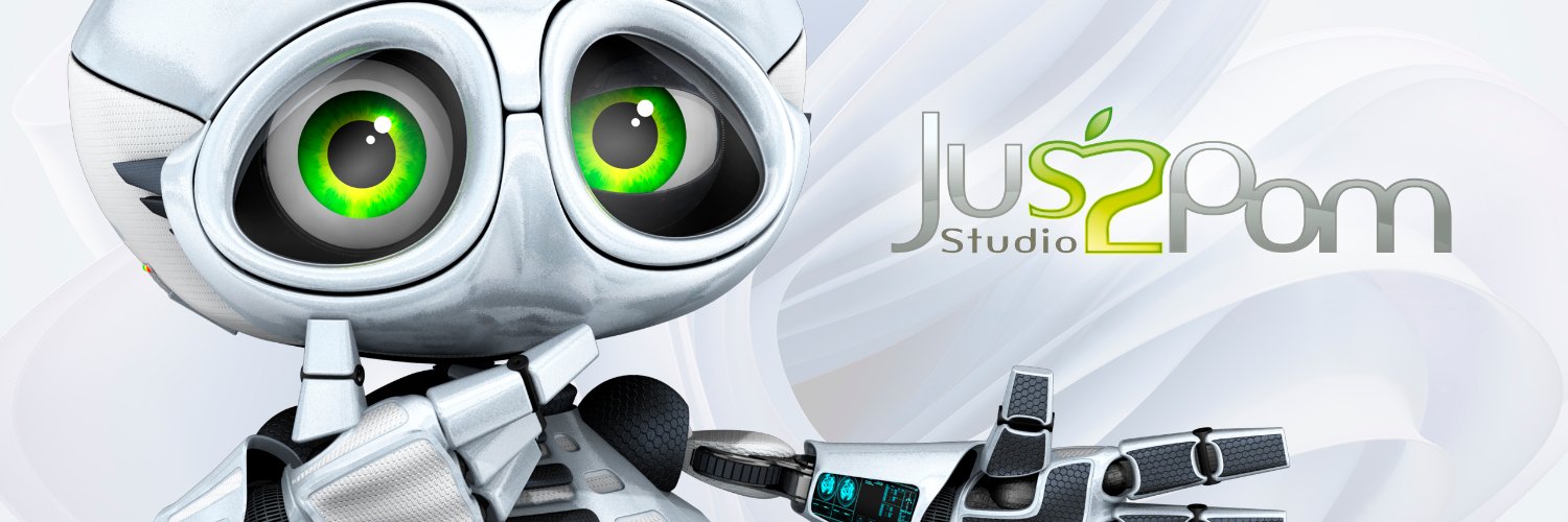 Jus2PomStudio's profile banner image