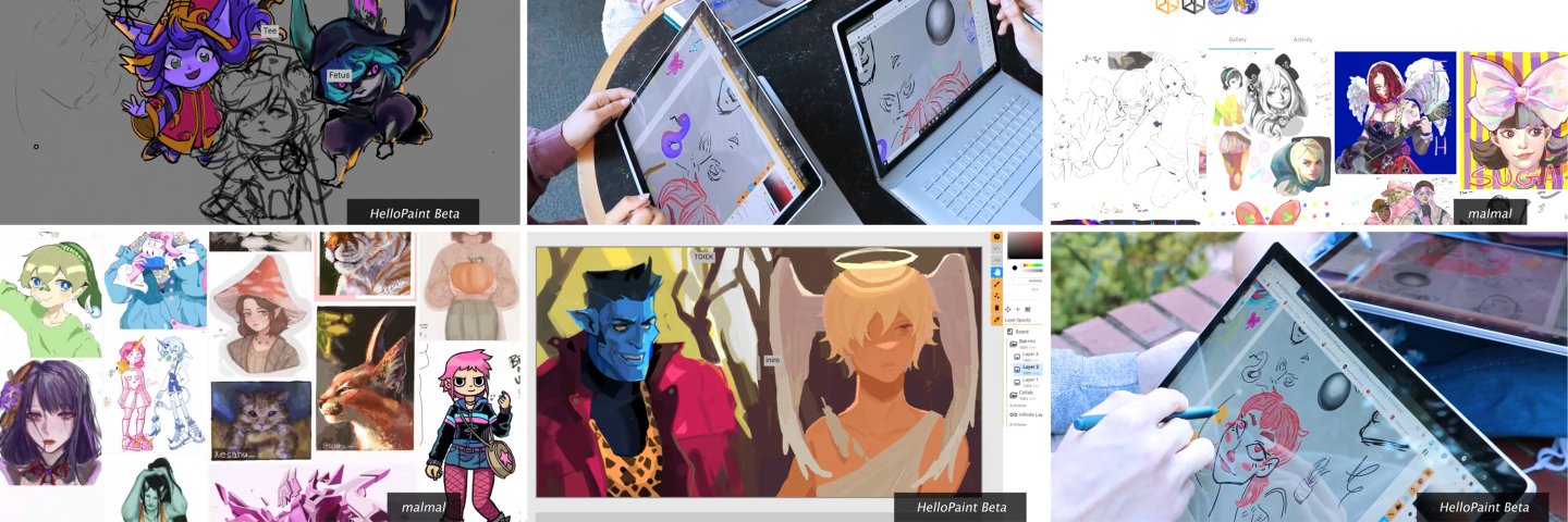 🎨 HelloPaint by iScribble & malmal banner