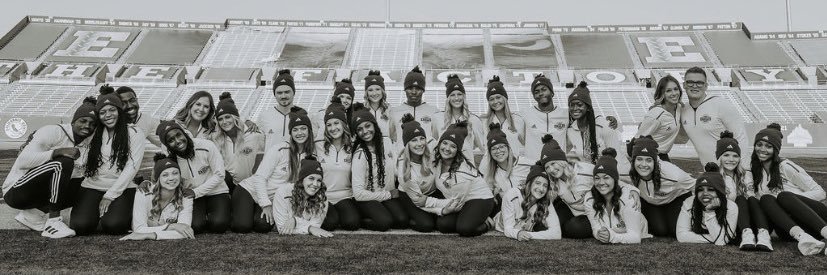 EMU Cheer banner