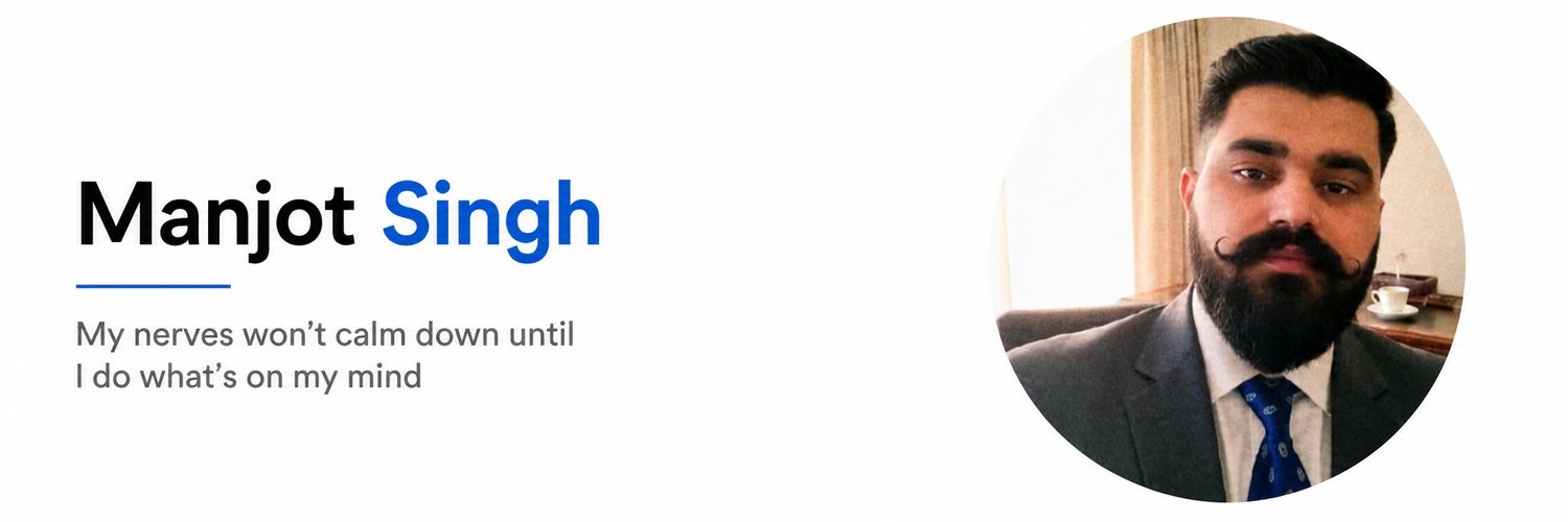 manjotinsta's profile banner image