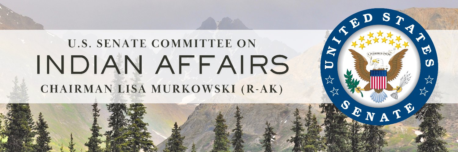 Senate Committee on Indian Affairs's banner