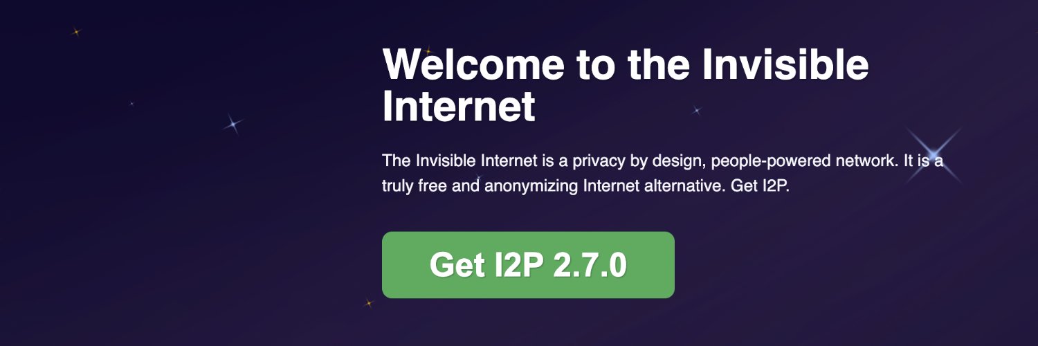 GetI2P (The Invisible Internet Project) 🔴 🟡 🟢 banner