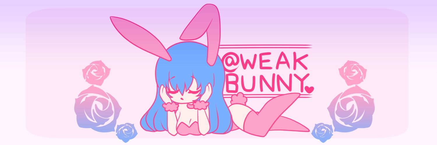 weakbunny's profile banner image