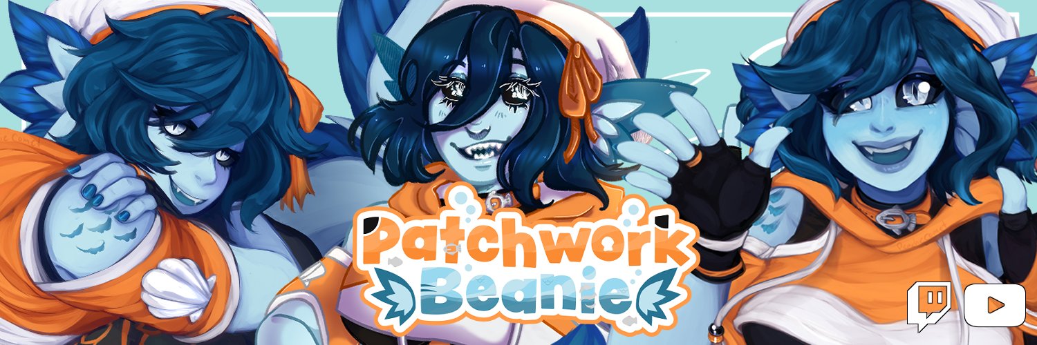 Beanie 🐟🔱 Triton VTuber banner