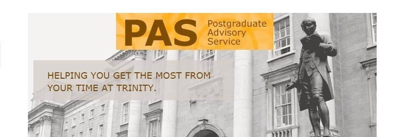 TCD Postgraduate Advisory Service's banner