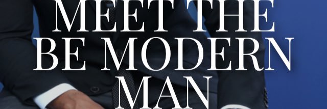 BE Modern Man banner