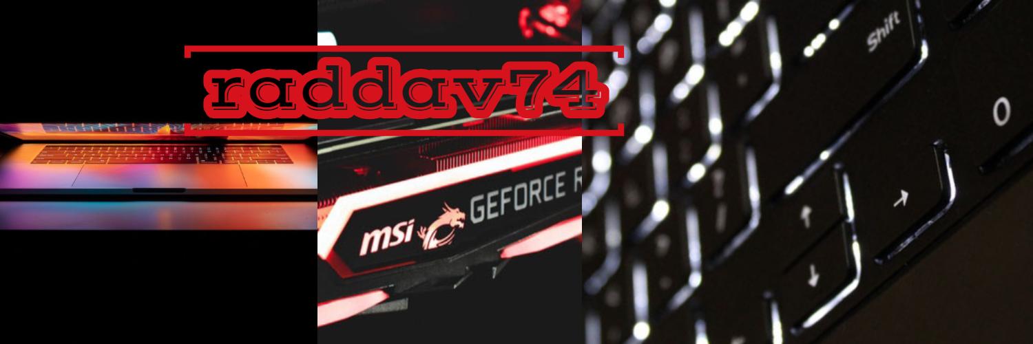 raddav74's profile banner image