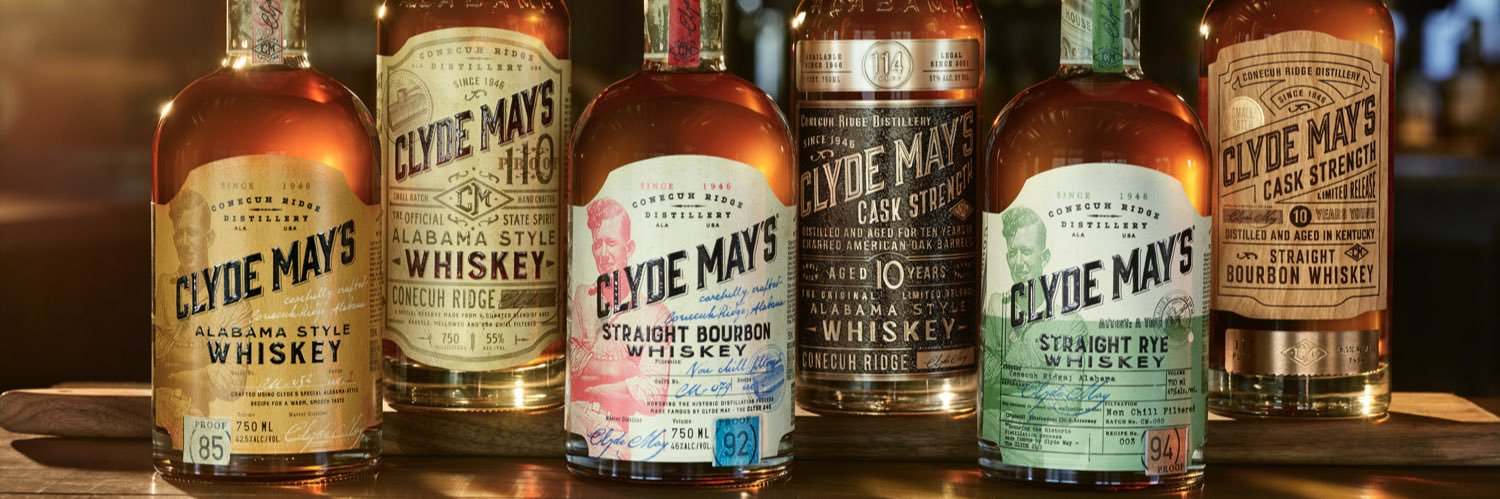 Clyde May's Whiskey banner