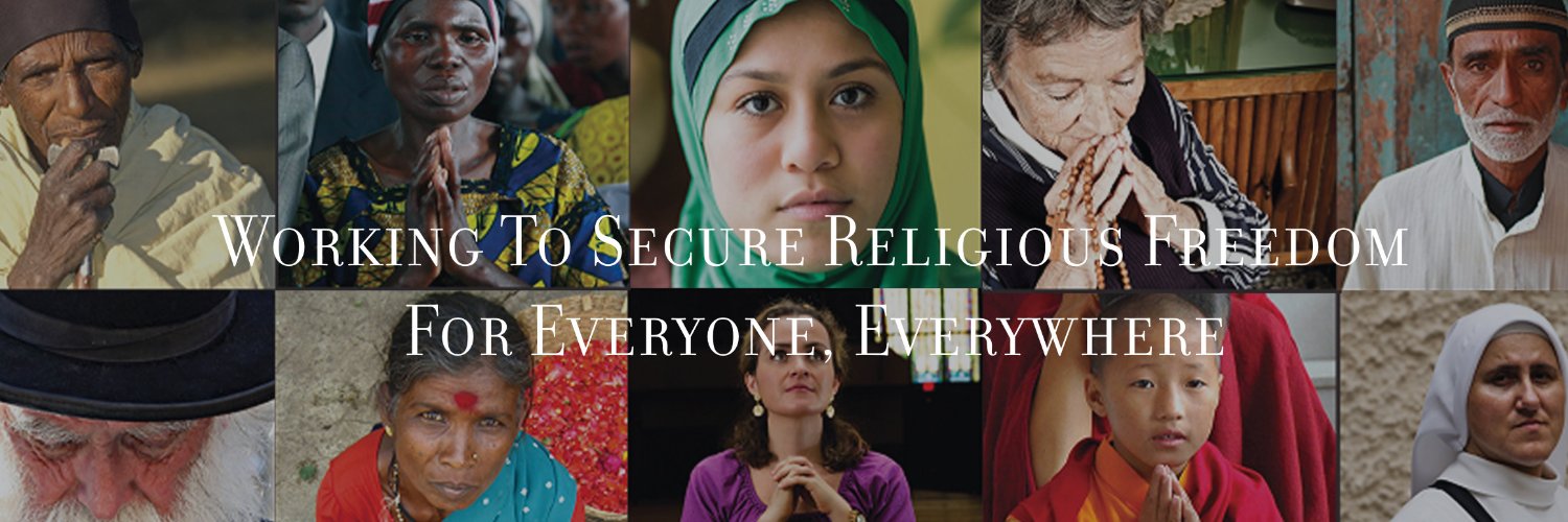 Religious Freedom Institute's banner