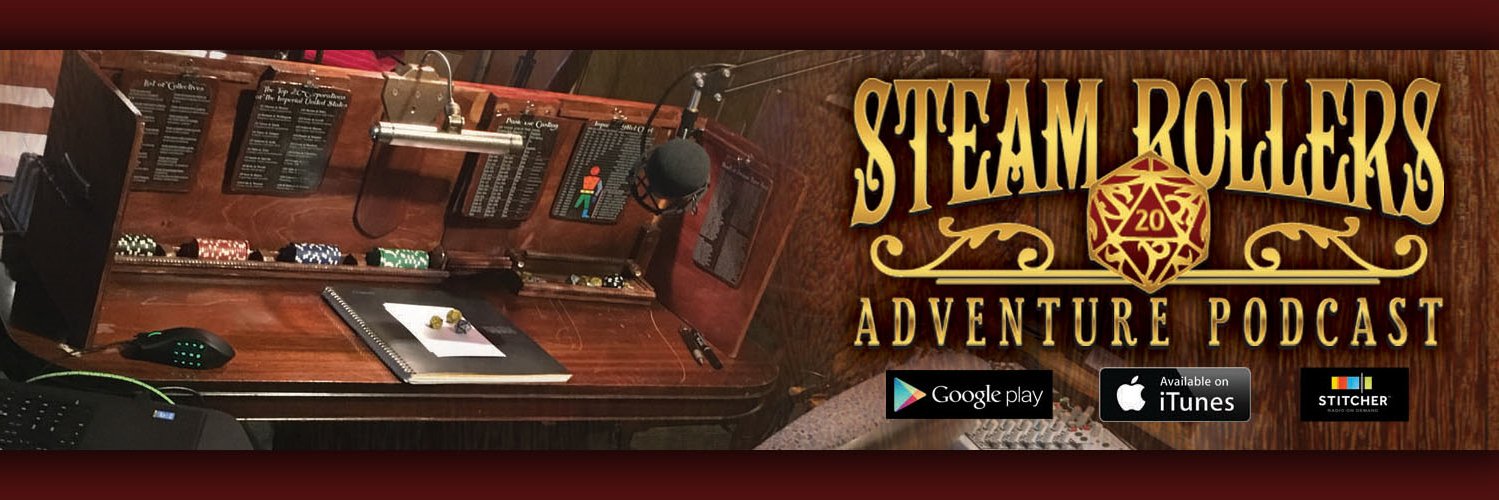 SteamRollersAdventurePodcast banner