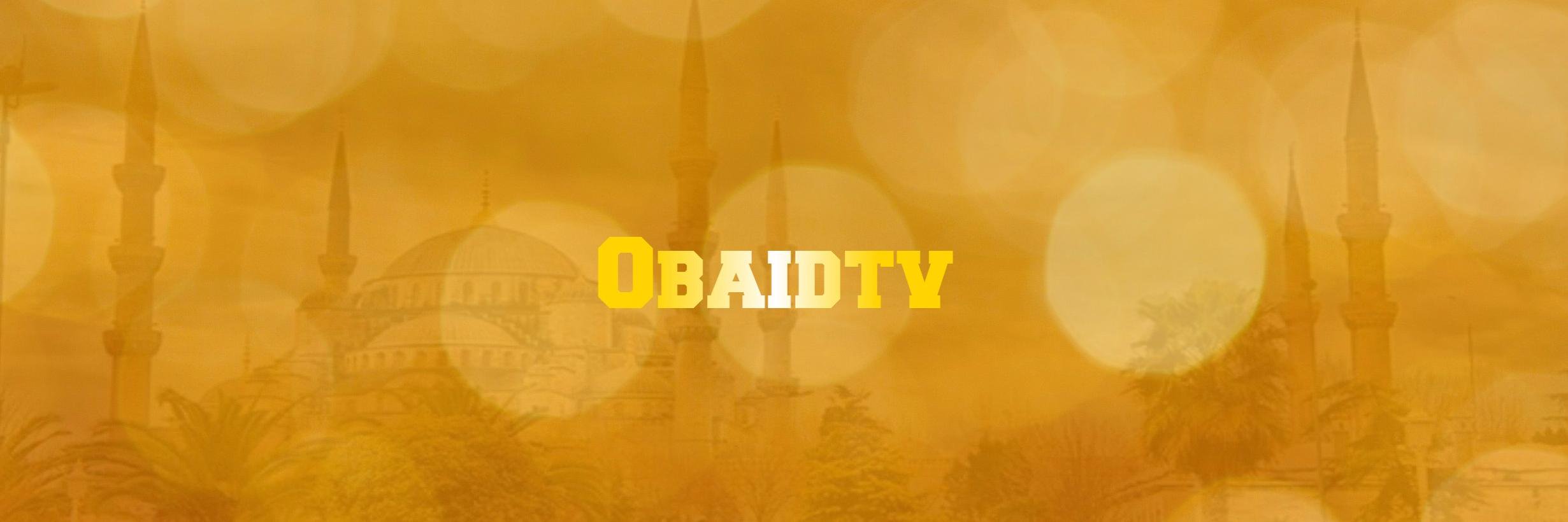 ObaidTv's profile banner image