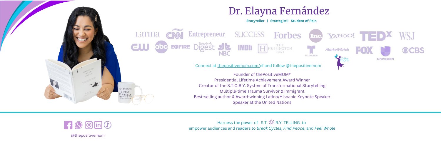 the Positive MOM® by Dr.Elayna Fernandez (She/Her) banner