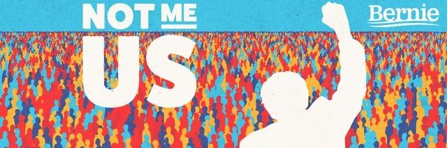 Angry Bernie Sanders banner