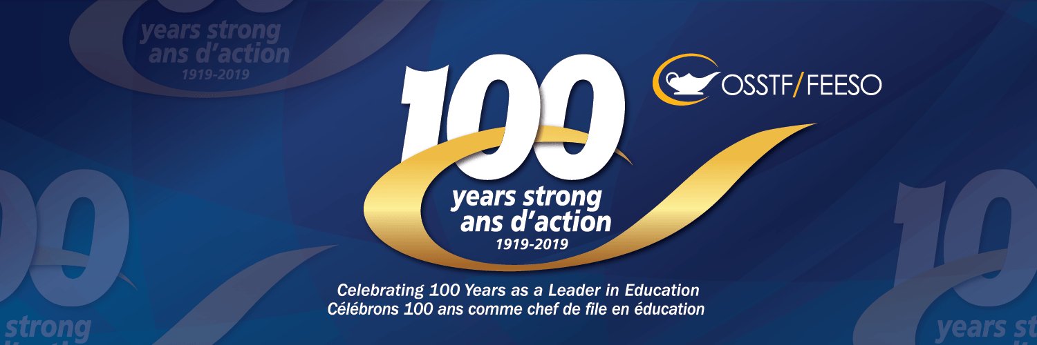 OSSTF D19 President banner