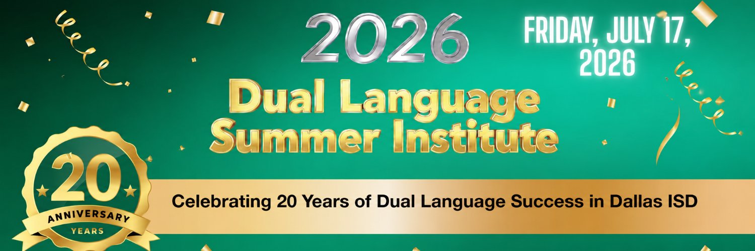 Dual Language Dallas ISD banner