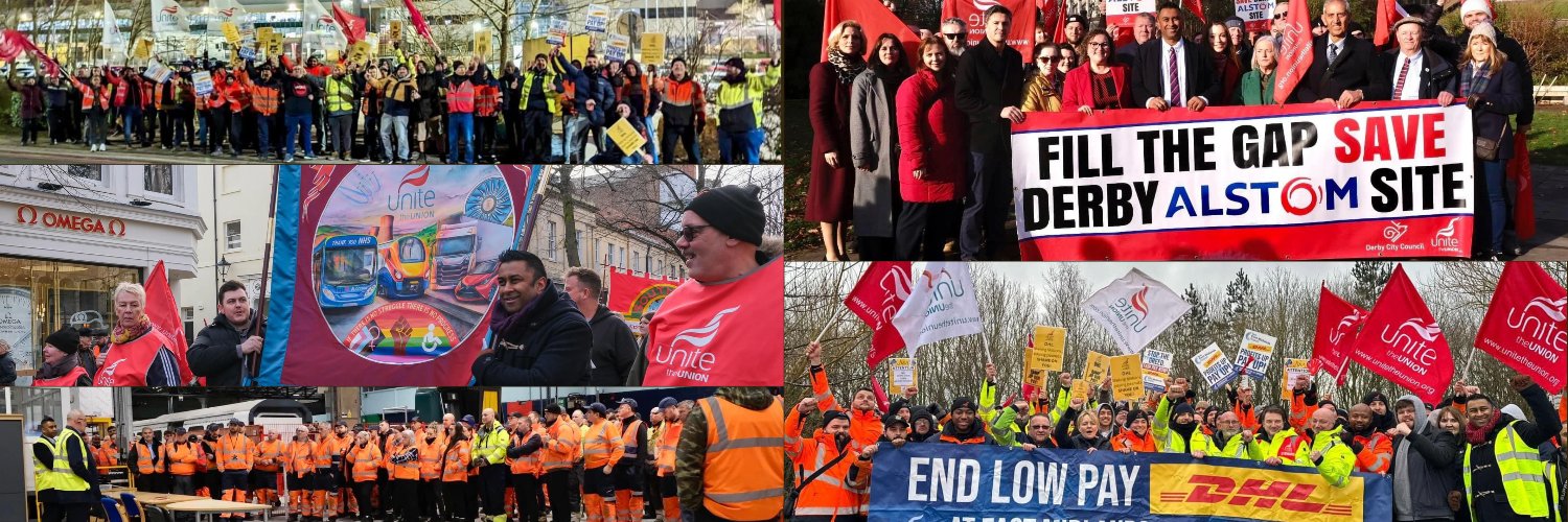 Unite East Midlands's banner