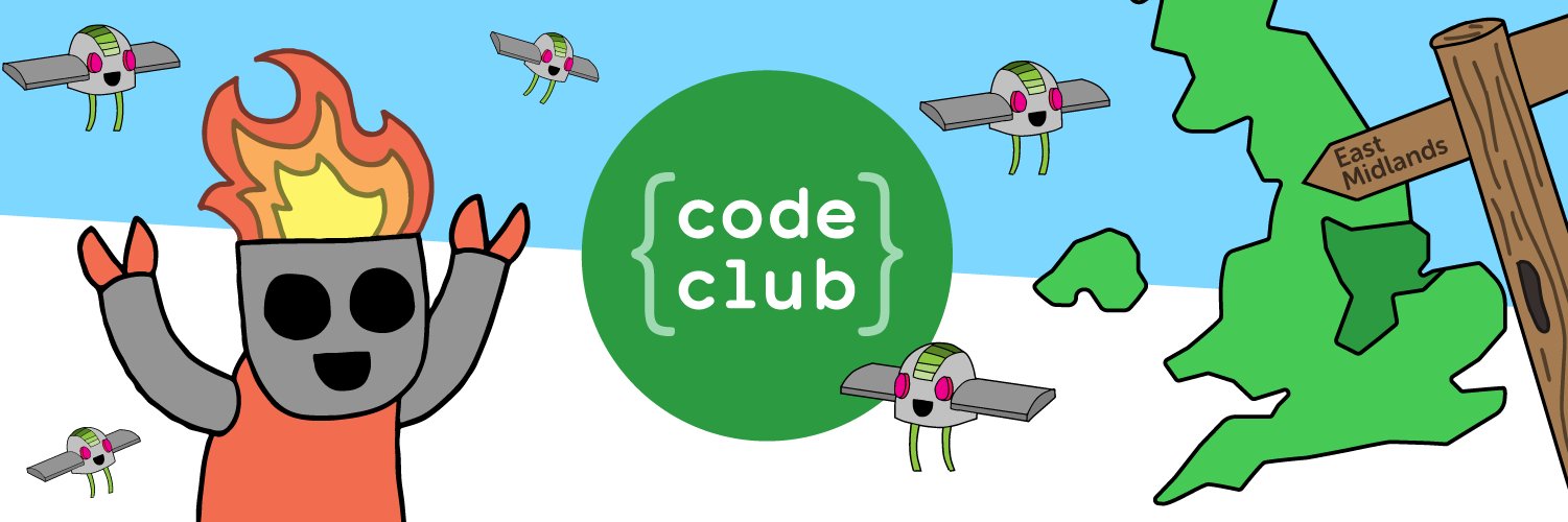 Code Club East Mids banner