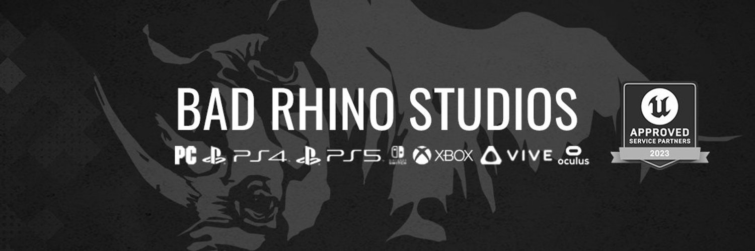 Bad Rhino Studios Profile Banner