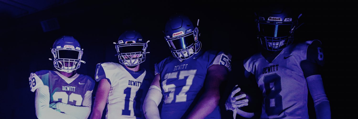 DeWitt Football banner