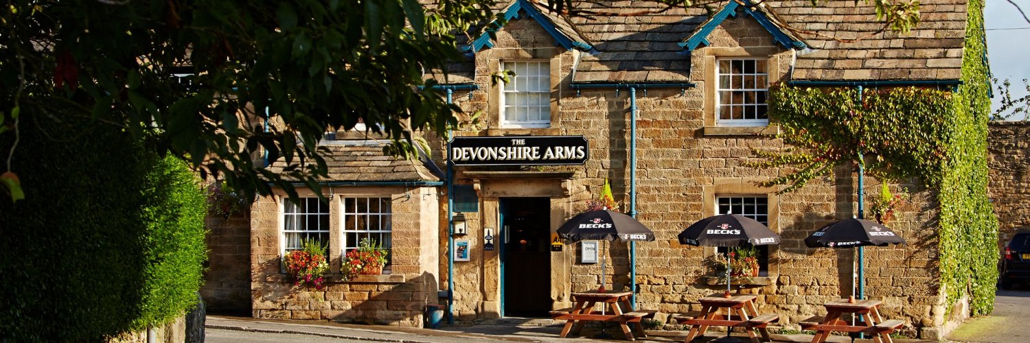 Devonshire Arms at Pilsley banner