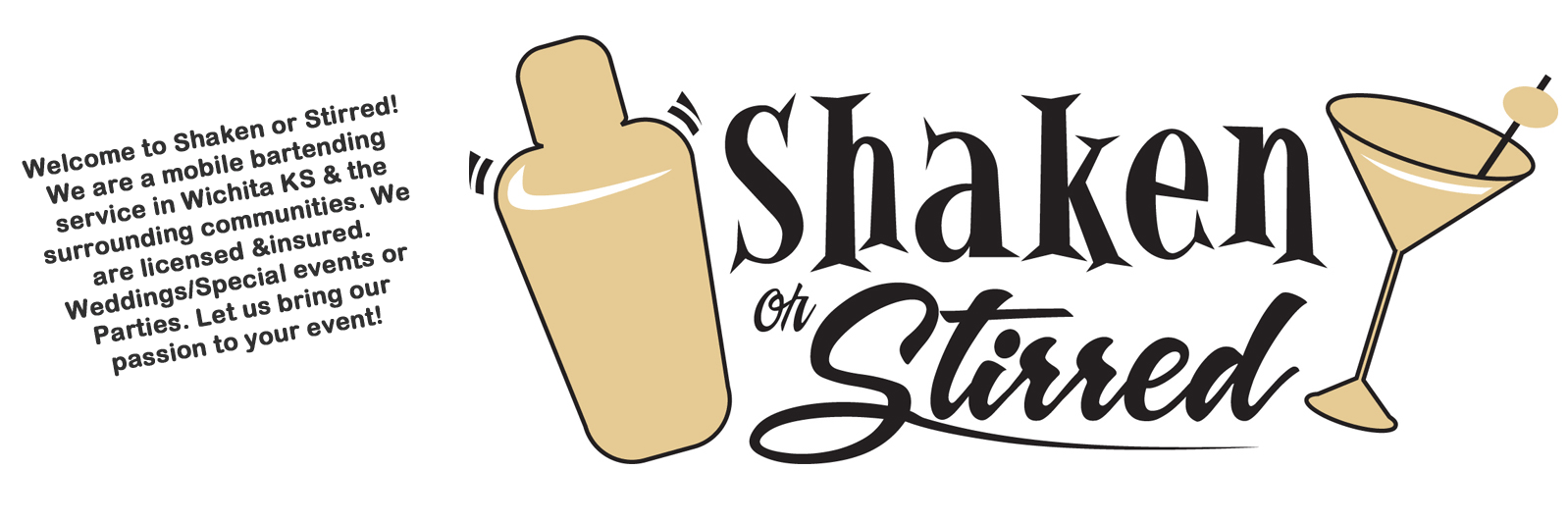 Shaken or Stirred banner