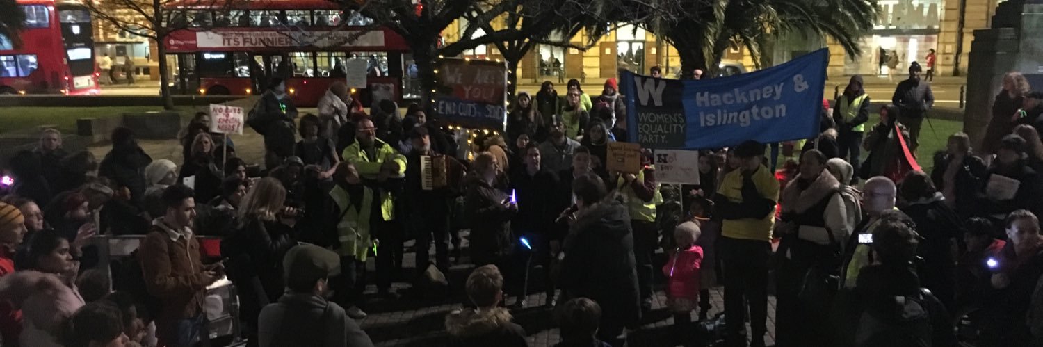 Women's Equality Party Hackney banner