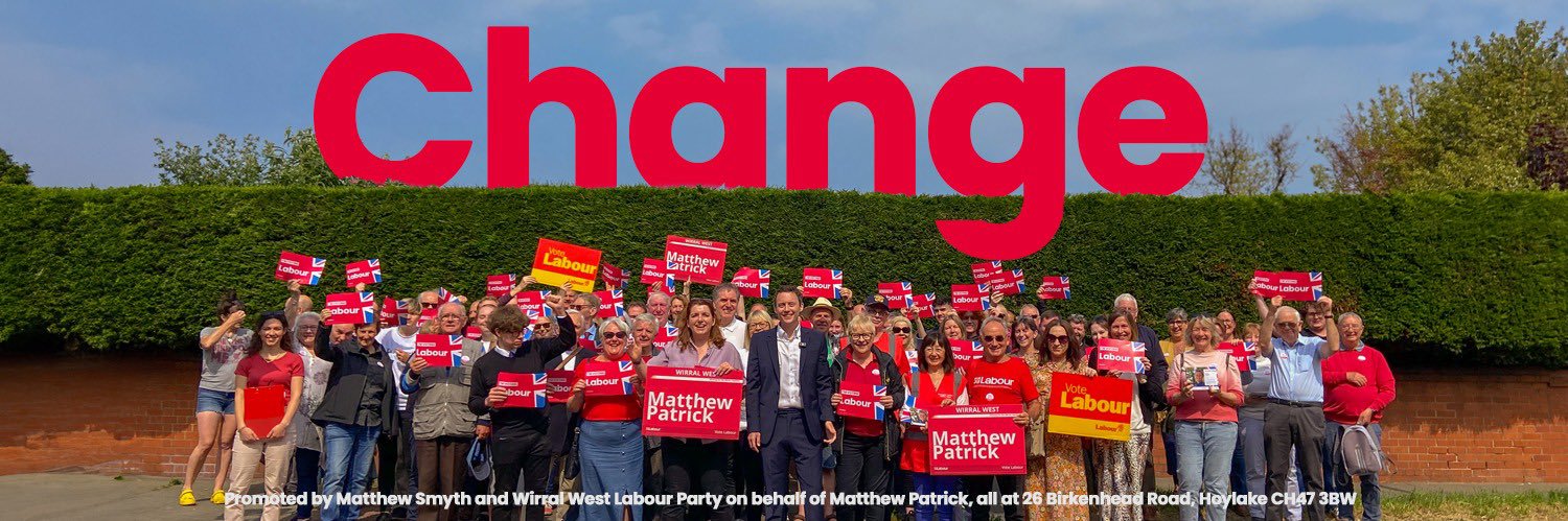 Matthew Patrick MP's banner