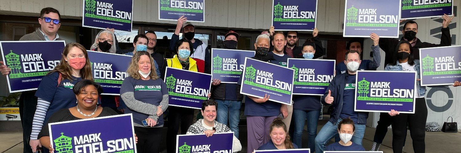Delegate Mark Edelson banner