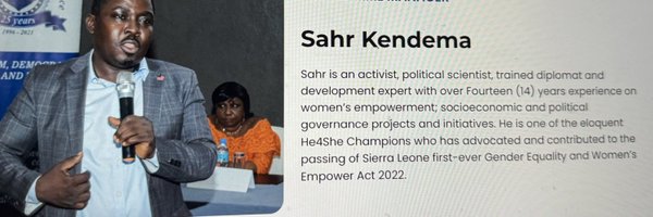 SahrKendema Profile Banner