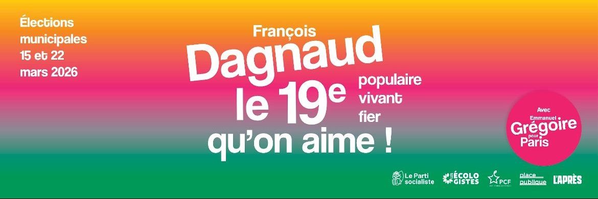 Parti socialiste, Paris 19e banner