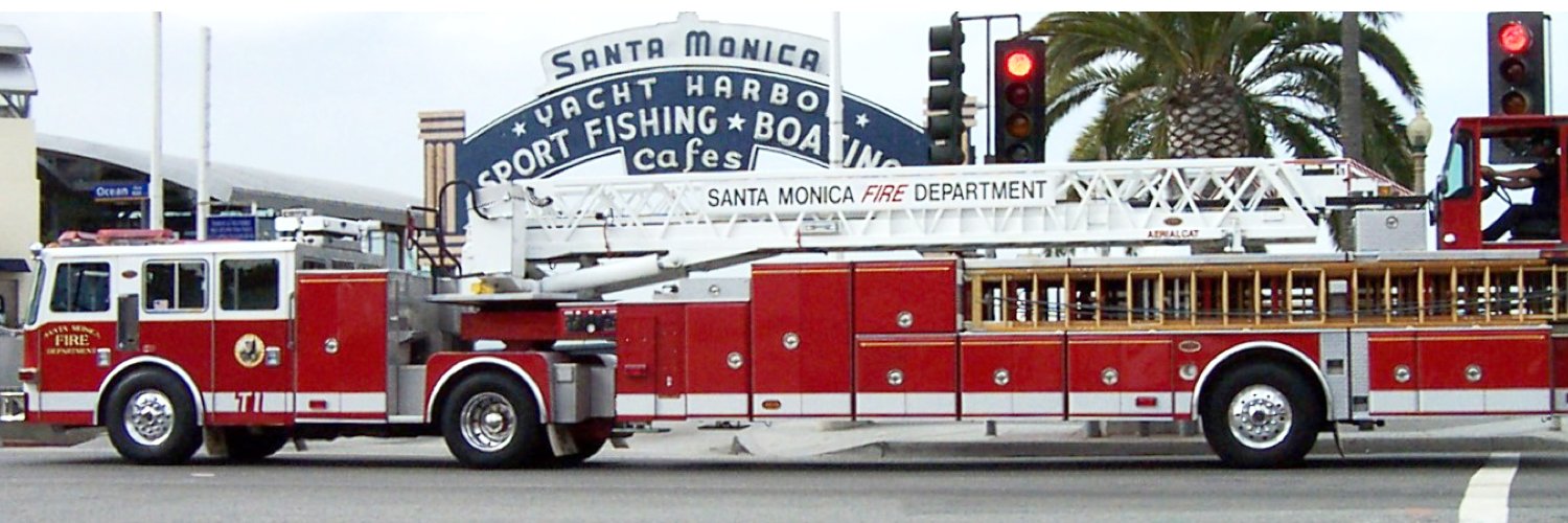 Santa Monica Fire banner