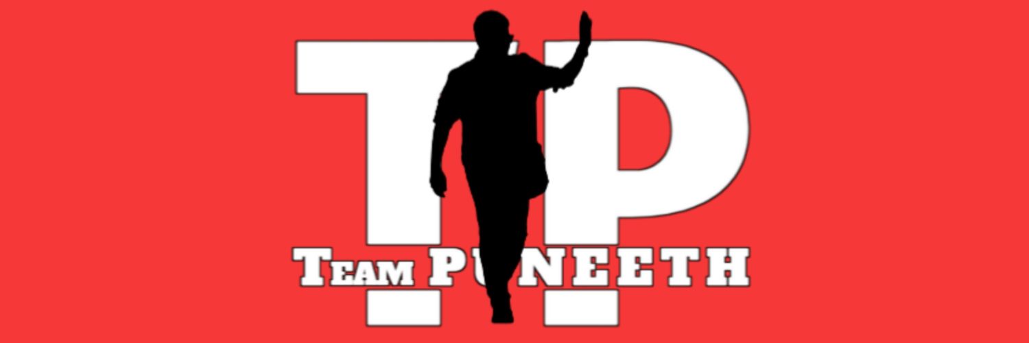 TeamPuneeth's profile banner image