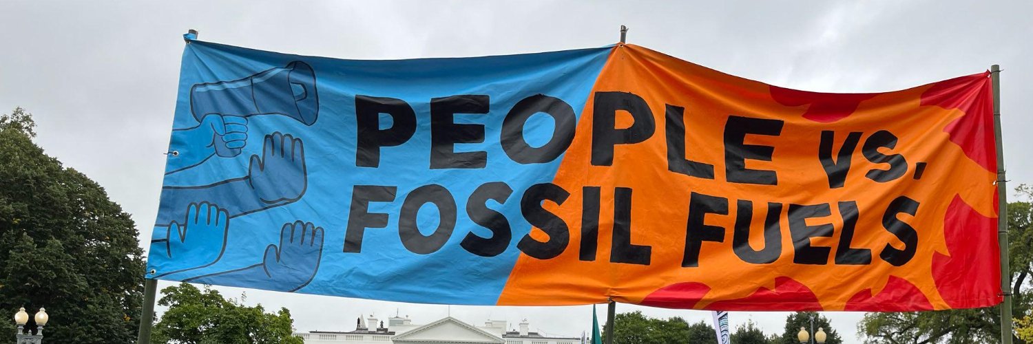 People vs. Fossil Fuels banner