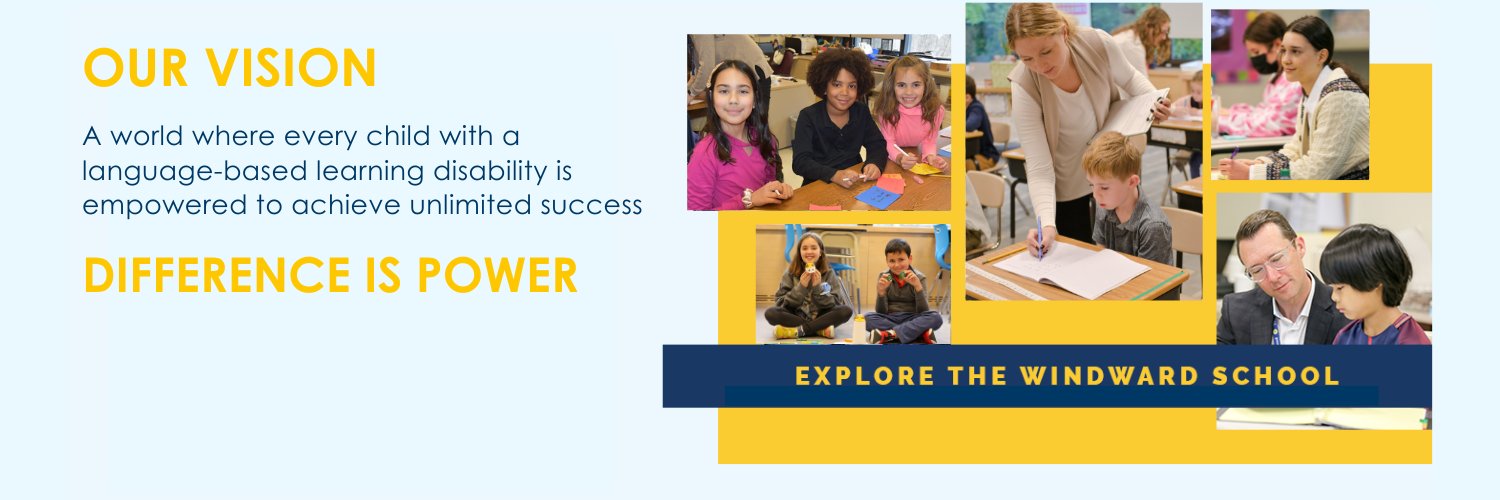 The Windward School banner