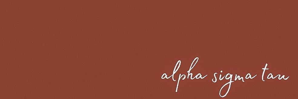 Alpha Sigma Tau banner
