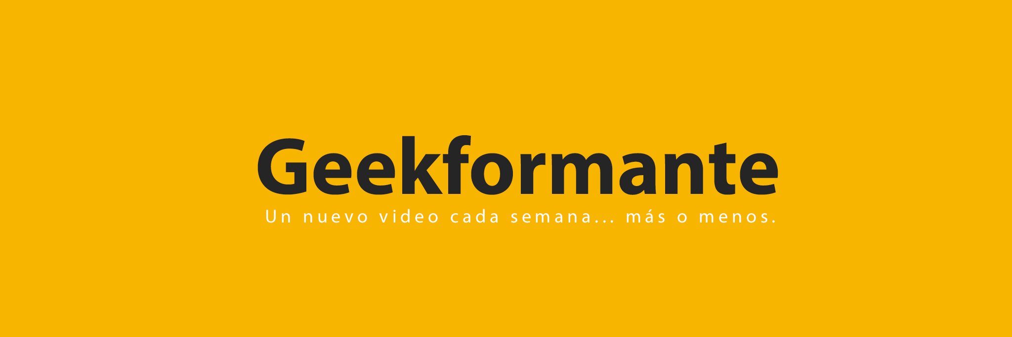Geekformante's profile banner image