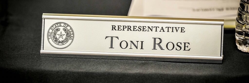 State Representative Toni Rose banner