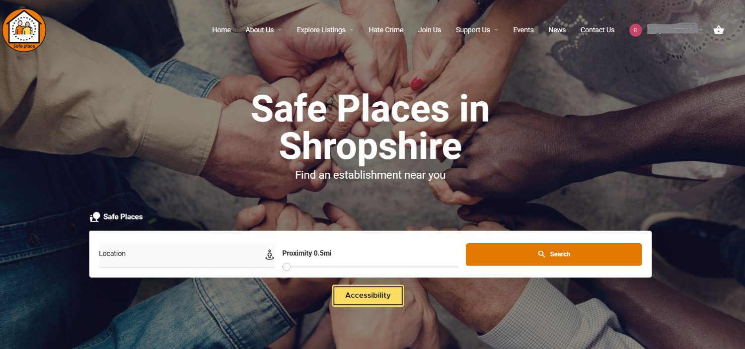 Safe Places Shrops banner