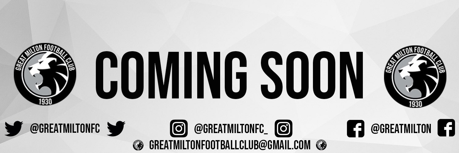 Great Milton FC banner