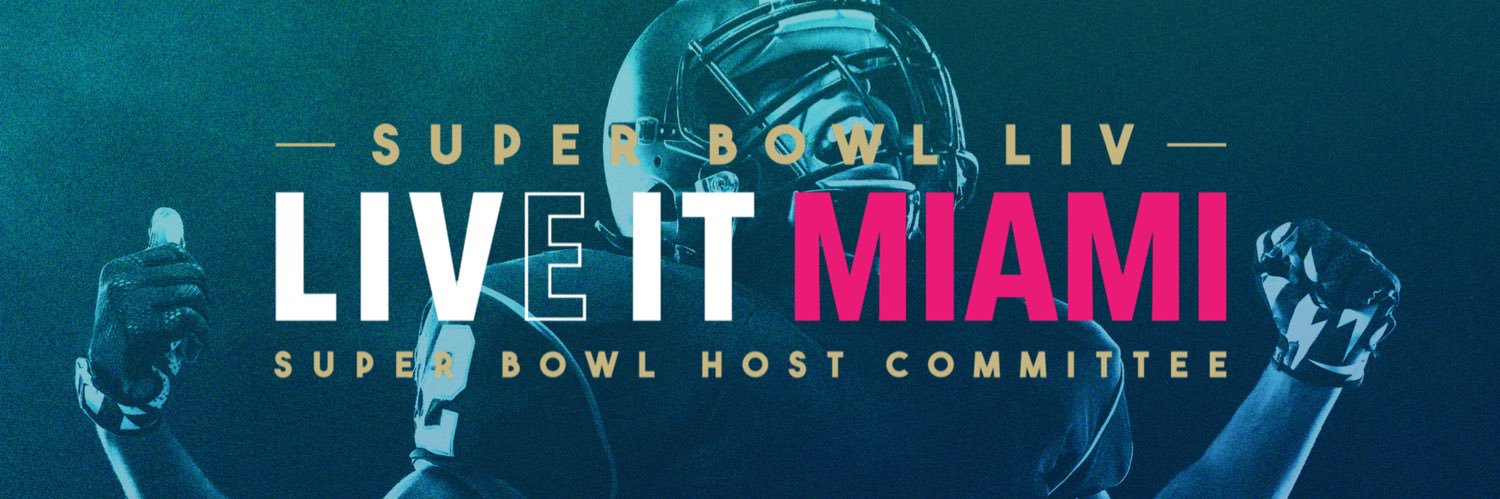 Miami Super Bowl LIV banner